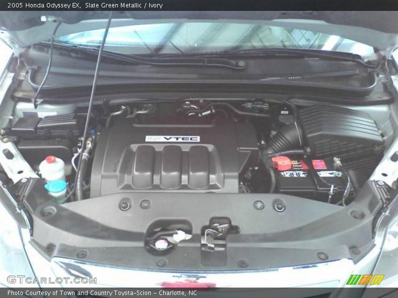 Slate Green Metallic / Ivory 2005 Honda Odyssey EX