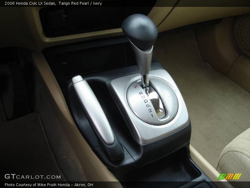 Tango Red Pearl / Ivory 2006 Honda Civic LX Sedan