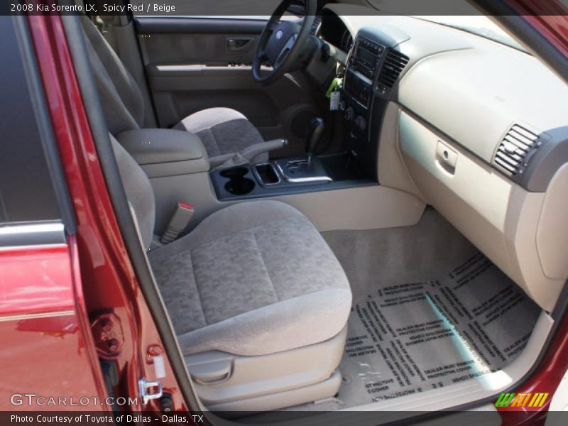  2008 Sorento LX Beige Interior