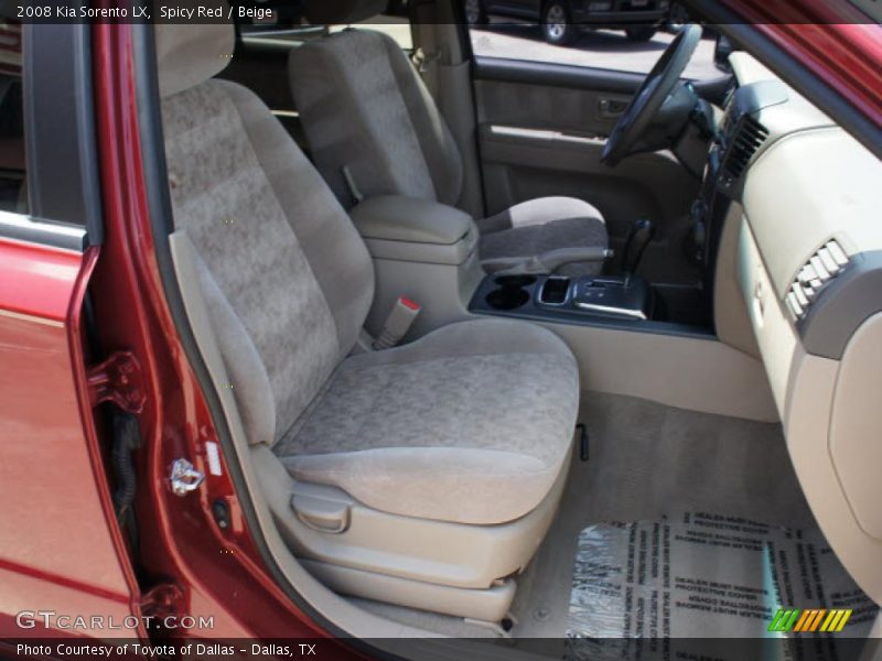  2008 Sorento LX Beige Interior