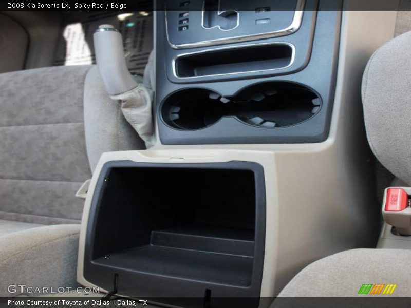 Spicy Red / Beige 2008 Kia Sorento LX