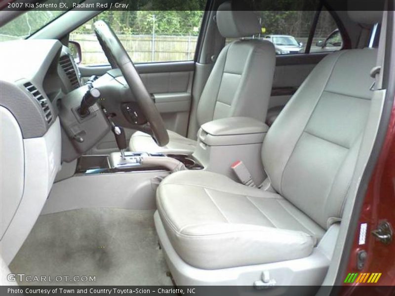 Radiant Red / Gray 2007 Kia Sorento EX