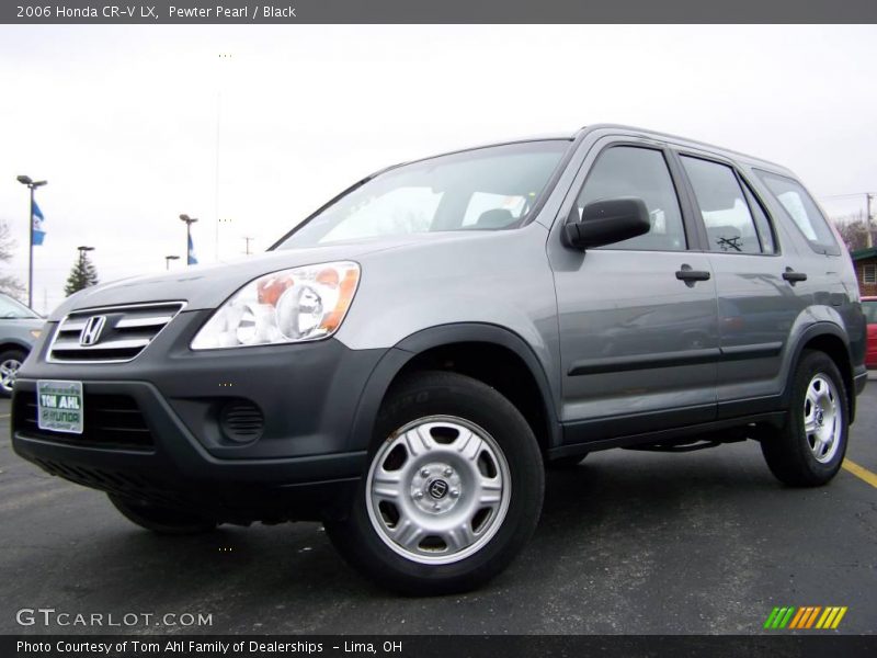 Pewter Pearl / Black 2006 Honda CR-V LX