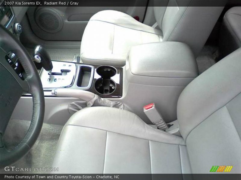 Radiant Red / Gray 2007 Kia Sorento EX
