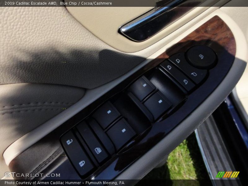 Blue Chip / Cocoa/Cashmere 2009 Cadillac Escalade AWD