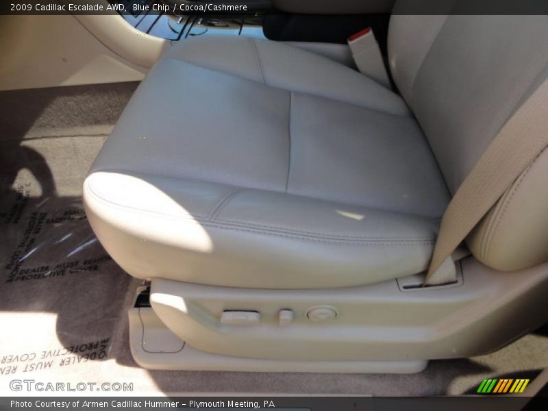 Blue Chip / Cocoa/Cashmere 2009 Cadillac Escalade AWD