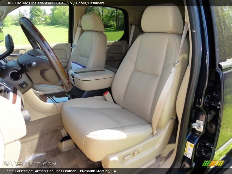 Blue Chip / Cocoa/Cashmere 2009 Cadillac Escalade AWD
