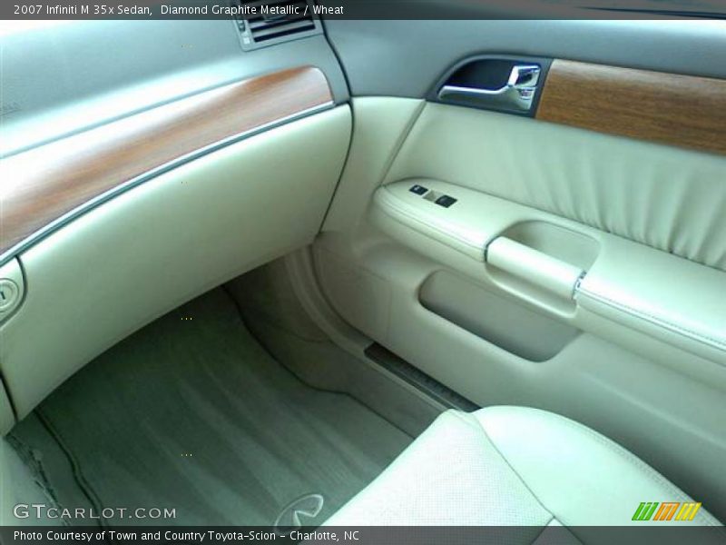 Diamond Graphite Metallic / Wheat 2007 Infiniti M 35x Sedan