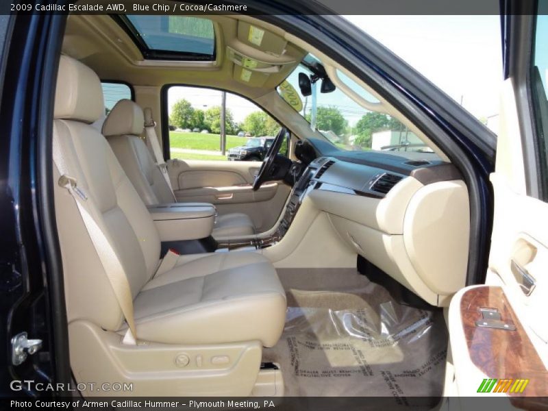 Blue Chip / Cocoa/Cashmere 2009 Cadillac Escalade AWD