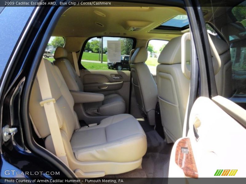 Blue Chip / Cocoa/Cashmere 2009 Cadillac Escalade AWD