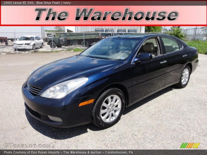 Blue Onyx Pearl / Ivory 2002 Lexus ES 300