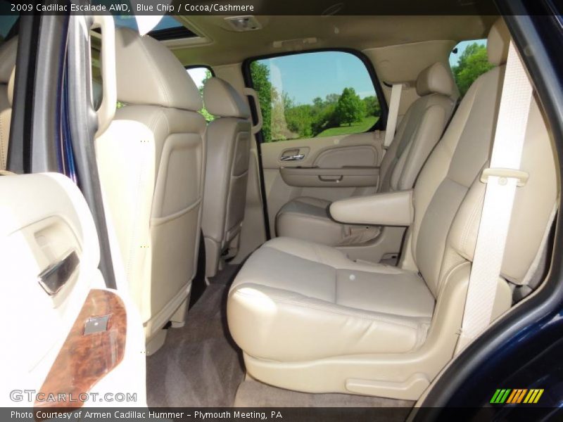 Blue Chip / Cocoa/Cashmere 2009 Cadillac Escalade AWD