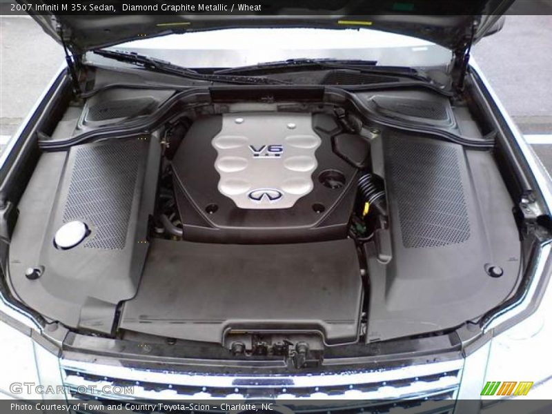 Diamond Graphite Metallic / Wheat 2007 Infiniti M 35x Sedan