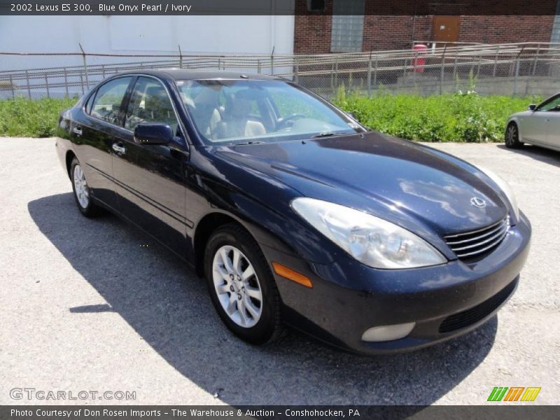 Blue Onyx Pearl / Ivory 2002 Lexus ES 300