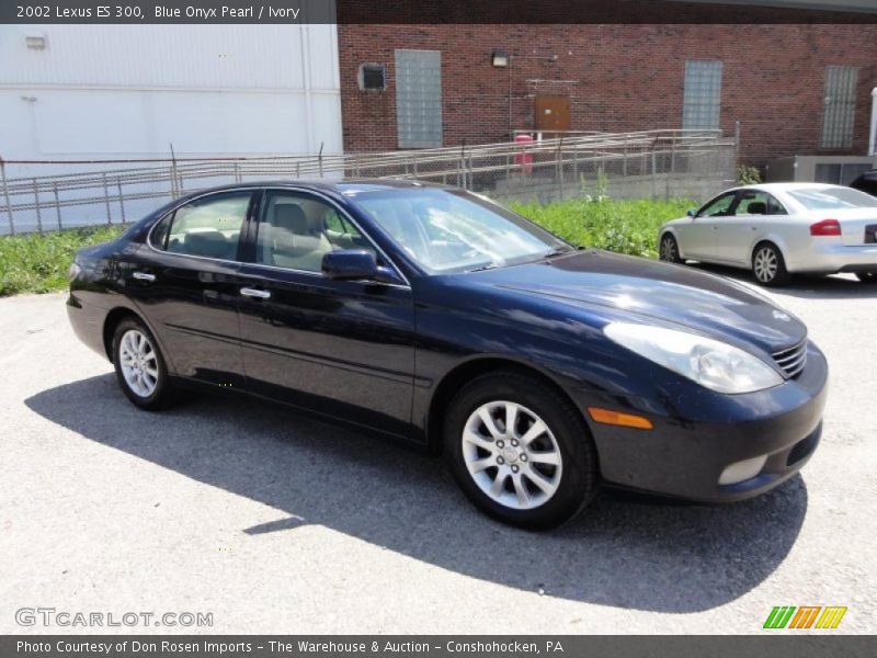 Blue Onyx Pearl / Ivory 2002 Lexus ES 300