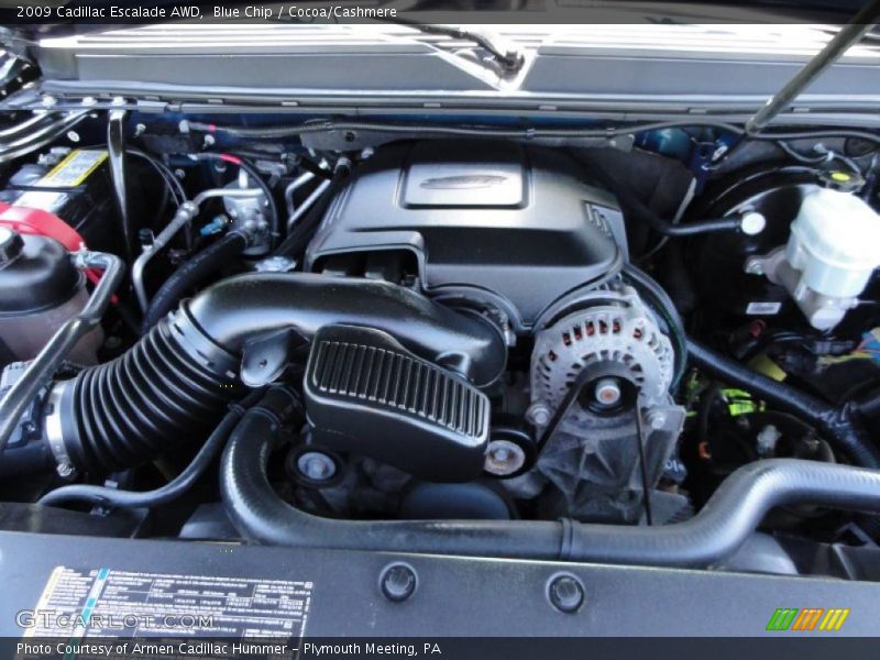  2009 Escalade AWD Engine - 6.2 Liter OHV 16-Valve VVT Flex-Fuel V8