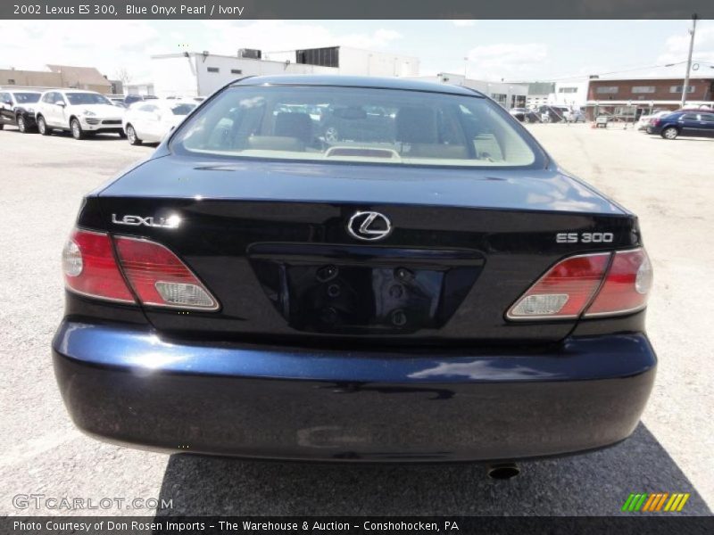 Blue Onyx Pearl / Ivory 2002 Lexus ES 300