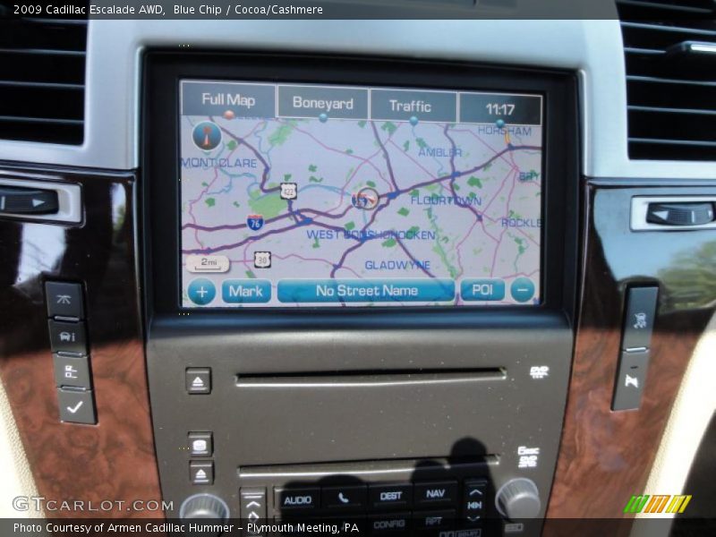 Navigation of 2009 Escalade AWD