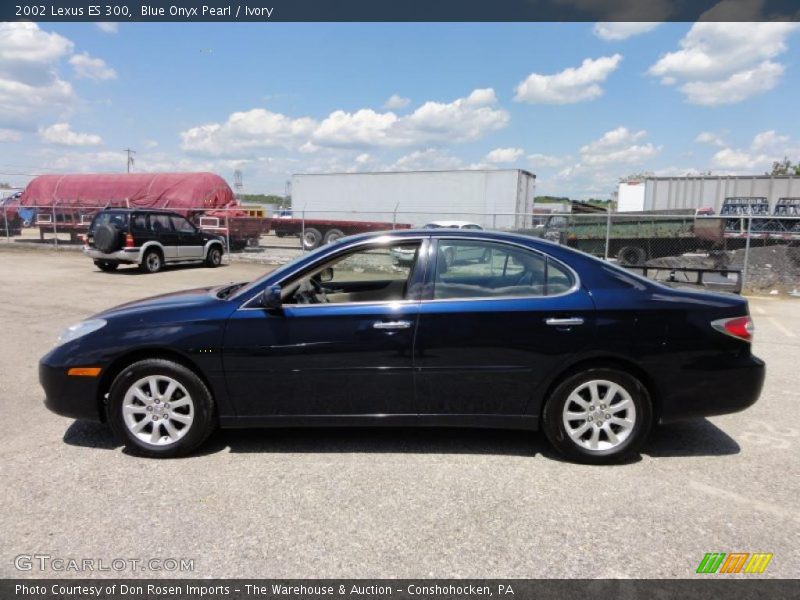 Blue Onyx Pearl / Ivory 2002 Lexus ES 300
