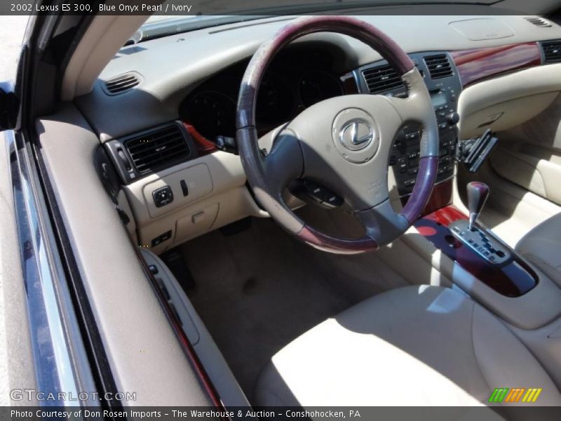 Blue Onyx Pearl / Ivory 2002 Lexus ES 300