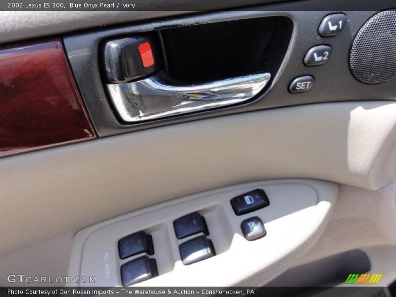 Blue Onyx Pearl / Ivory 2002 Lexus ES 300
