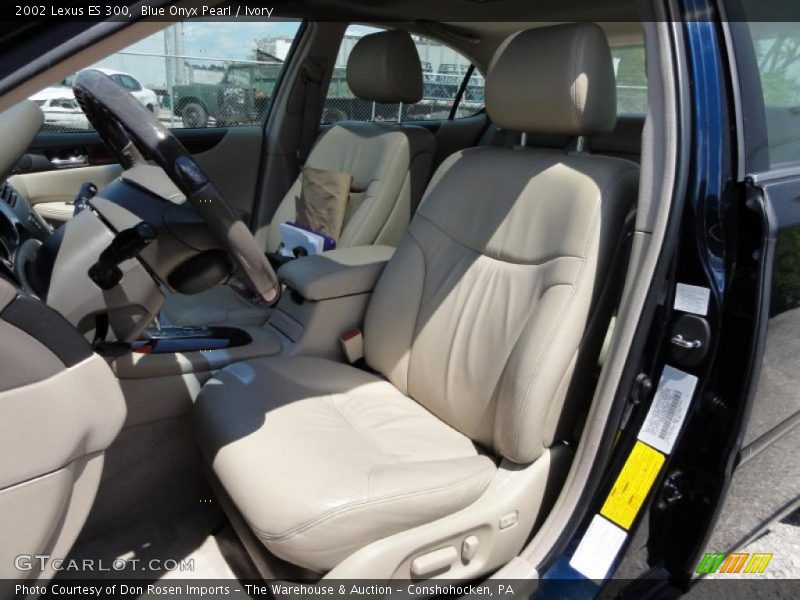 Blue Onyx Pearl / Ivory 2002 Lexus ES 300
