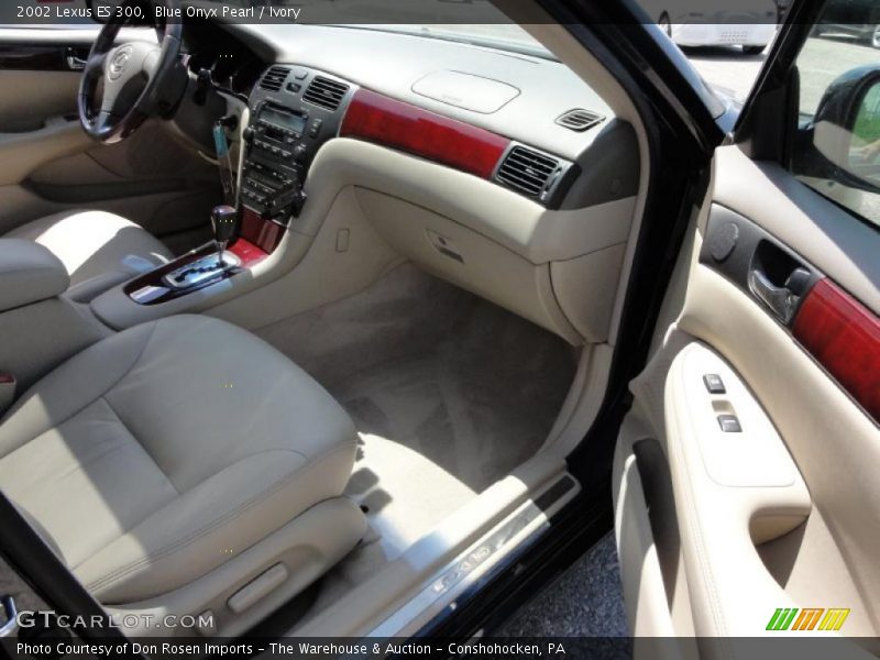 Blue Onyx Pearl / Ivory 2002 Lexus ES 300