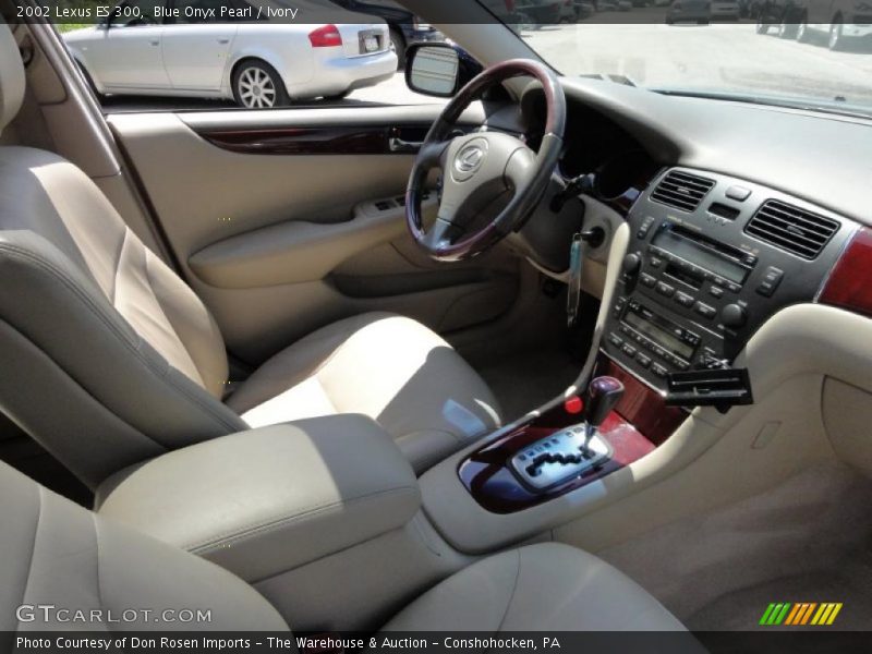 Blue Onyx Pearl / Ivory 2002 Lexus ES 300