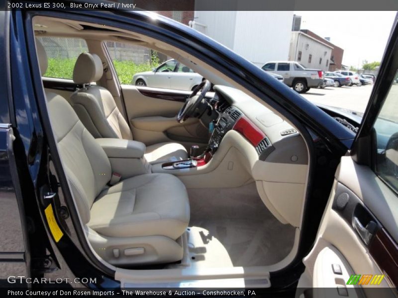 Blue Onyx Pearl / Ivory 2002 Lexus ES 300