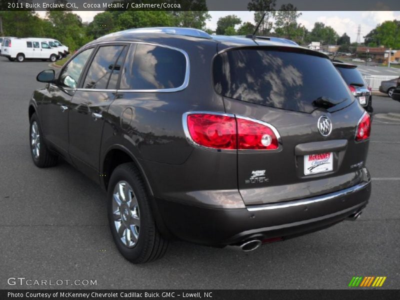 Cocoa Metallic / Cashmere/Cocoa 2011 Buick Enclave CXL