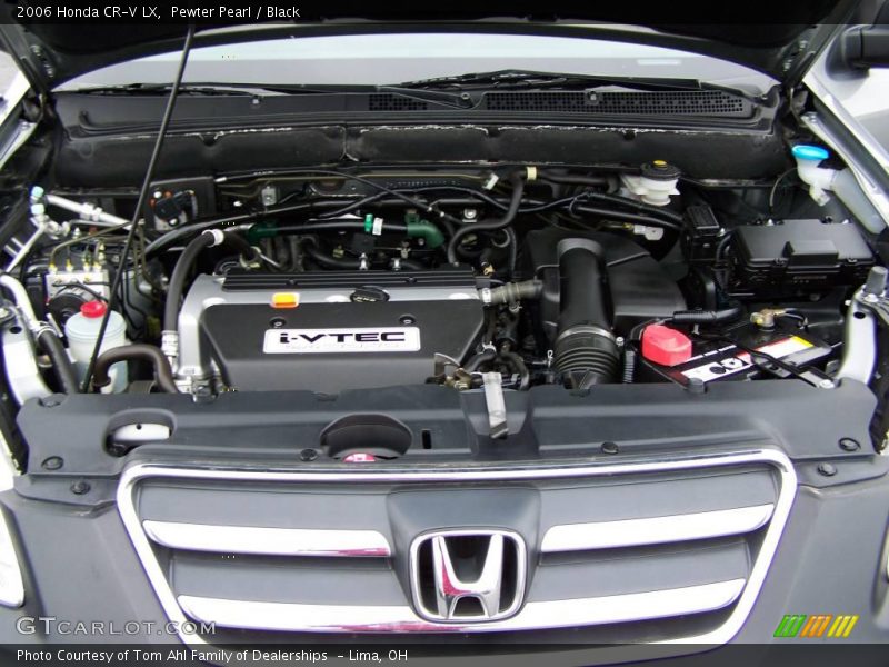 Pewter Pearl / Black 2006 Honda CR-V LX