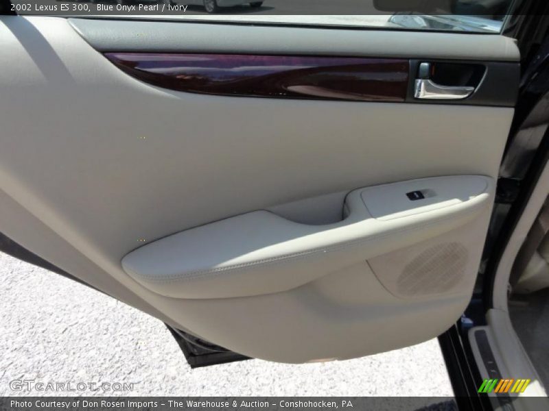 Blue Onyx Pearl / Ivory 2002 Lexus ES 300