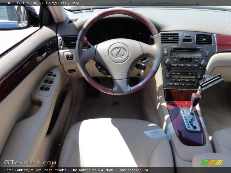 Blue Onyx Pearl / Ivory 2002 Lexus ES 300