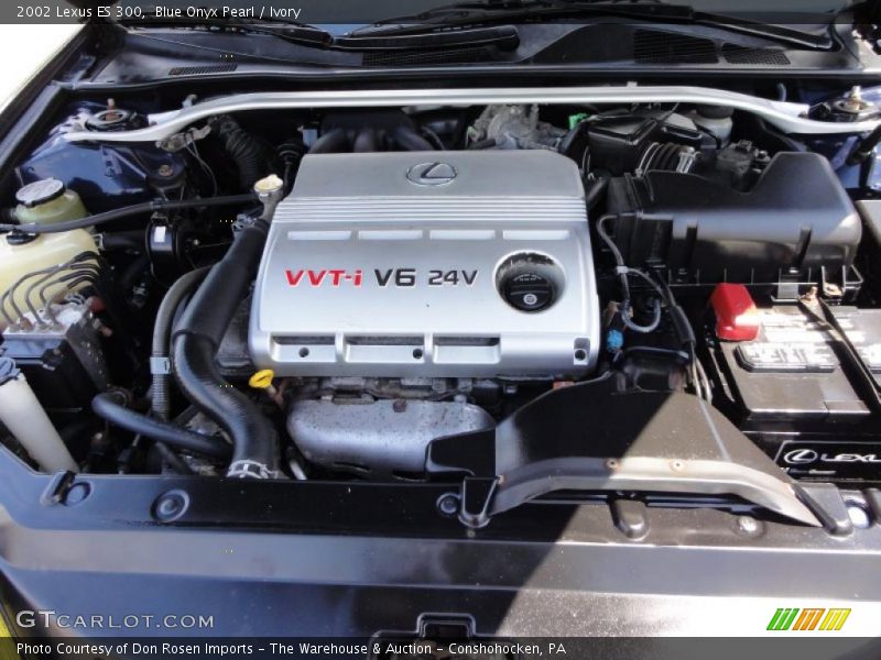 Blue Onyx Pearl / Ivory 2002 Lexus ES 300