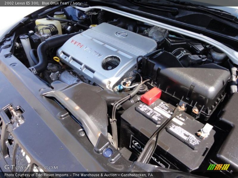 Blue Onyx Pearl / Ivory 2002 Lexus ES 300