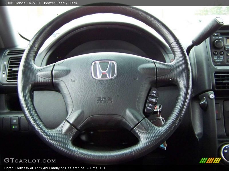 Pewter Pearl / Black 2006 Honda CR-V LX