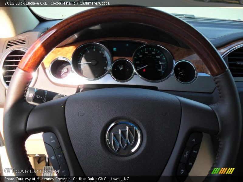Cocoa Metallic / Cashmere/Cocoa 2011 Buick Enclave CXL