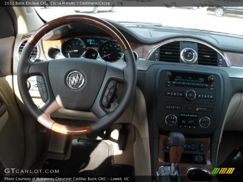 Cocoa Metallic / Cashmere/Cocoa 2011 Buick Enclave CXL