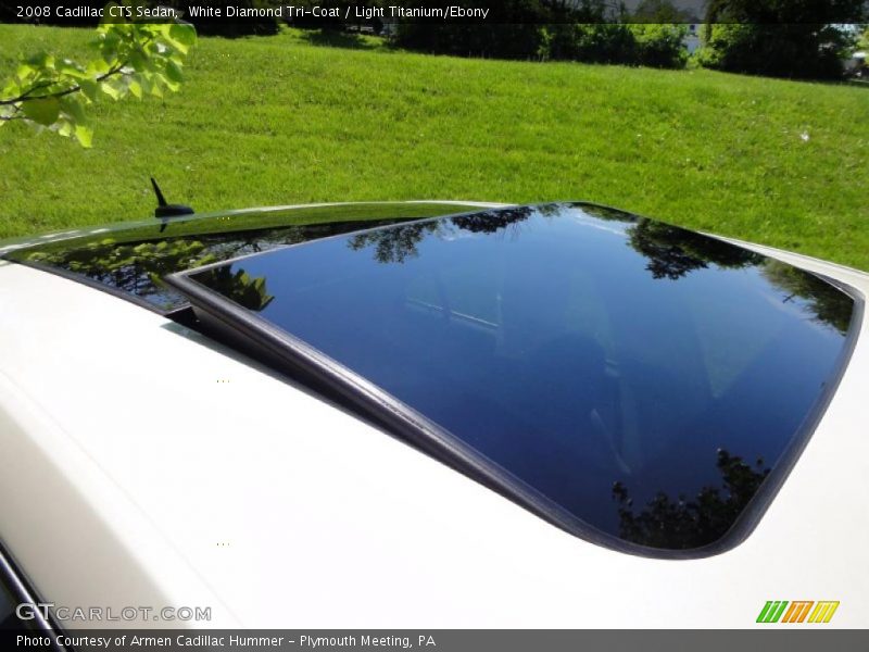 White Diamond Tri-Coat / Light Titanium/Ebony 2008 Cadillac CTS Sedan