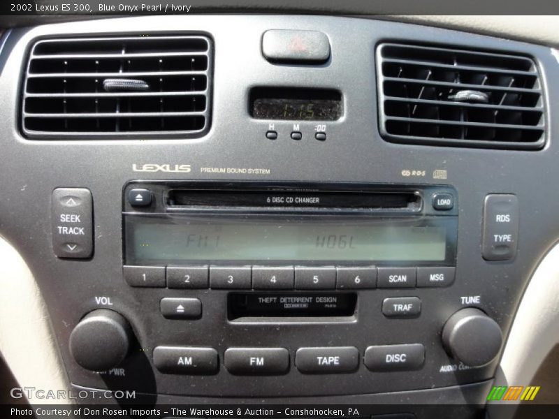 Blue Onyx Pearl / Ivory 2002 Lexus ES 300