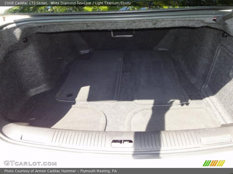 White Diamond Tri-Coat / Light Titanium/Ebony 2008 Cadillac CTS Sedan