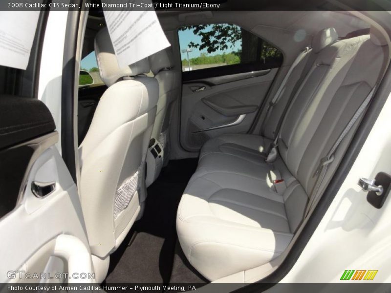 White Diamond Tri-Coat / Light Titanium/Ebony 2008 Cadillac CTS Sedan