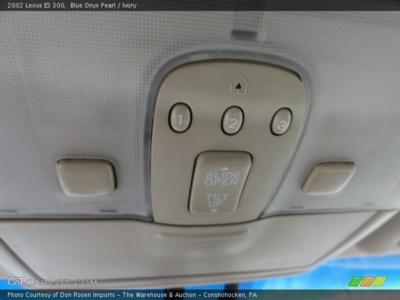 Blue Onyx Pearl / Ivory 2002 Lexus ES 300