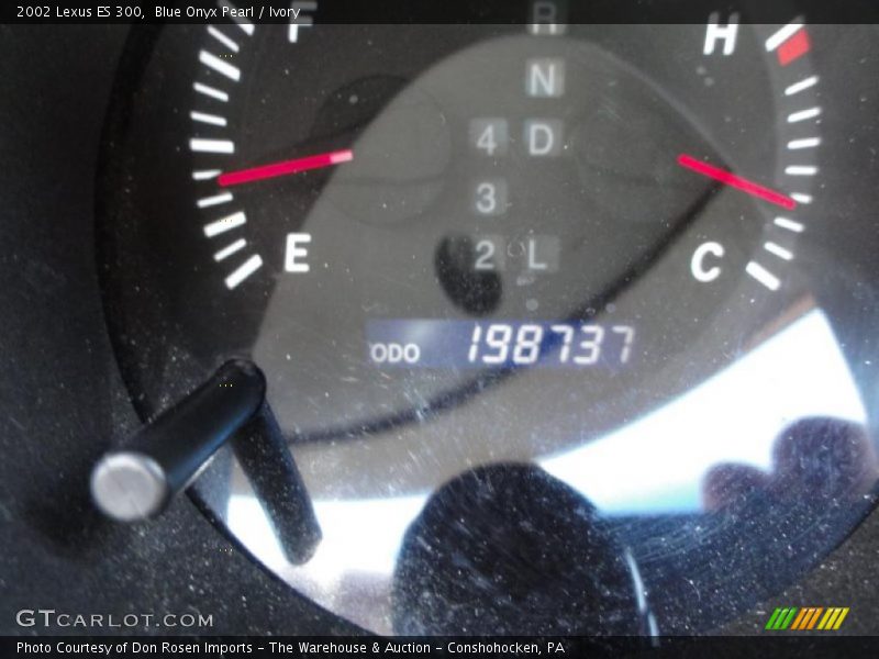 Blue Onyx Pearl / Ivory 2002 Lexus ES 300