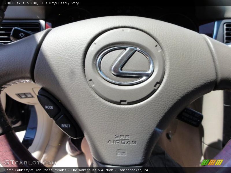 Blue Onyx Pearl / Ivory 2002 Lexus ES 300