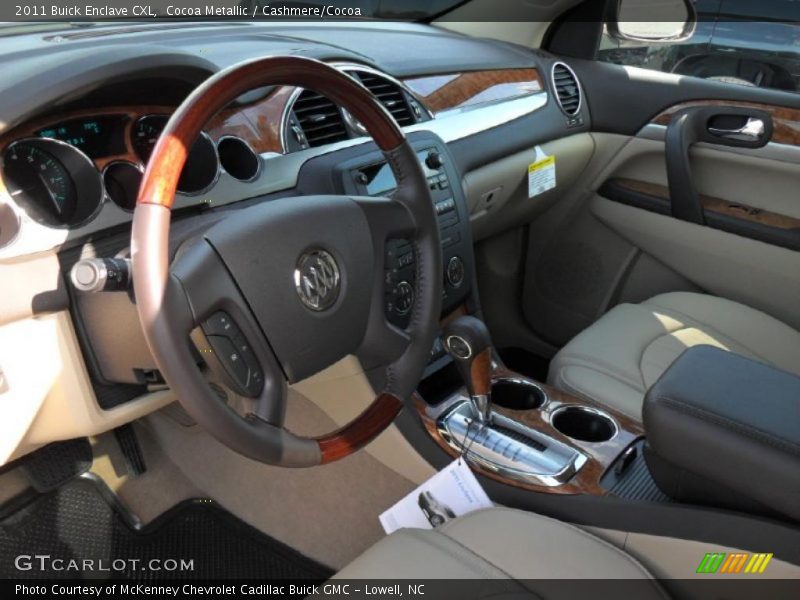 Cocoa Metallic / Cashmere/Cocoa 2011 Buick Enclave CXL