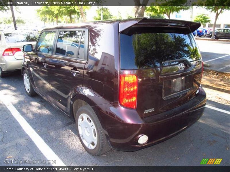 Blackberry Crush Metallic / Dark Gray 2008 Scion xB