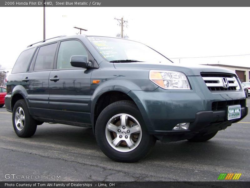 Steel Blue Metallic / Gray 2006 Honda Pilot EX 4WD