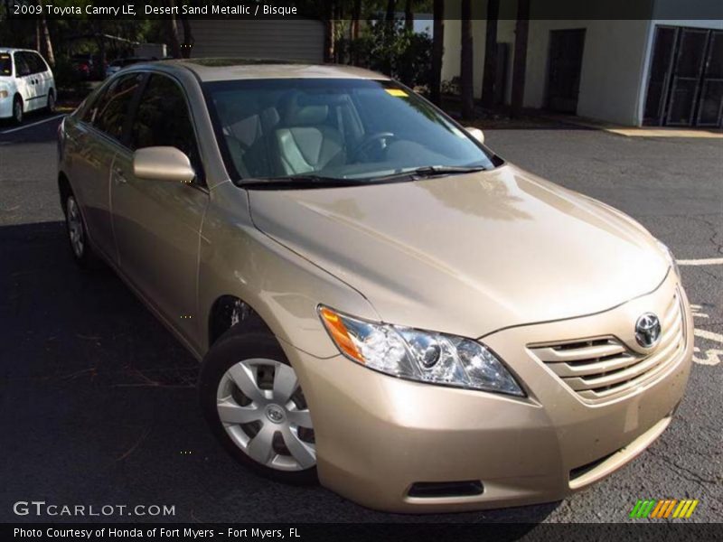 Desert Sand Metallic / Bisque 2009 Toyota Camry LE