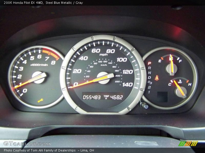 Steel Blue Metallic / Gray 2006 Honda Pilot EX 4WD